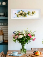 Картина на стену интерьерная на холсте в раме 23*65 см