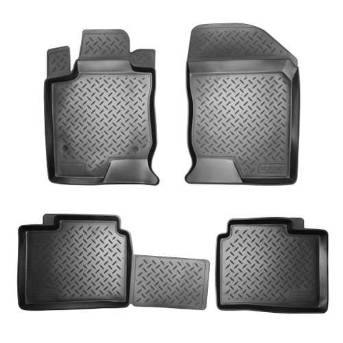 Ковры в салон Norplast/Unidec для Kia Magentis в кузове GE (2006-2010), Черный, арт.NPL-Po-43-20