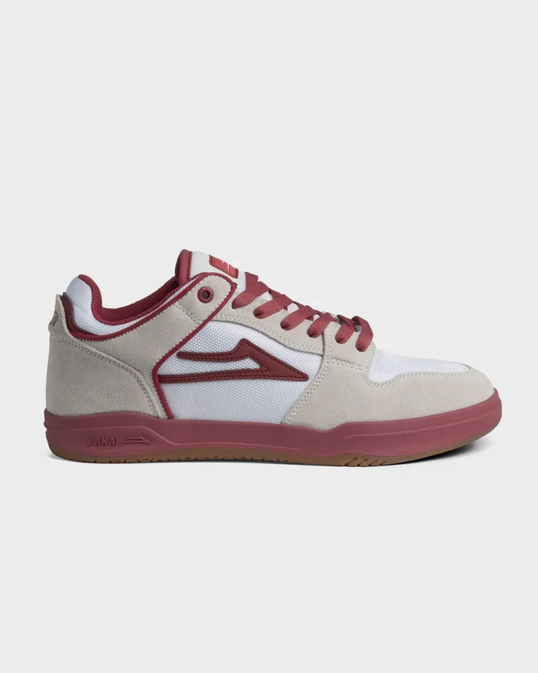 Кеды Lakai Telford Elite: White Suede Cordura Red (Q1-26)