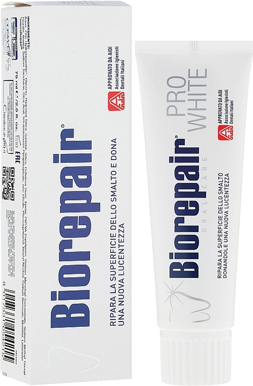 Biorepair Pro White Filler Отбеливающая зубная паста