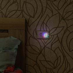 DTL-308-Подсолнух-RGB-4LED-0.5W Светильник-ночник. Выключатель на корпусе. Блистер