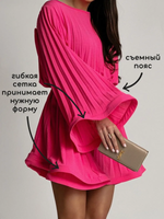 Платье летнее короткое с поясом