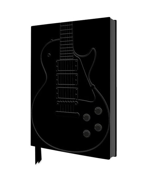 Bloknot \ Блокнот\ Notebook   Black Gibson Guitar Artisan Art Notebook (Flame Tree Journals)