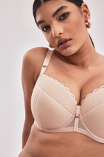 Телесный бюстгальтер Chita с чашками на тонком поролоне (Размер: 75C) (Цвет: телесный)