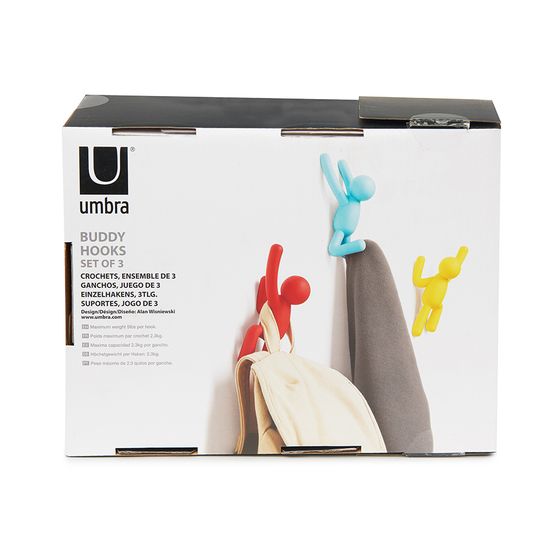Набор крючков buddy, разноцветный, 3 шт.