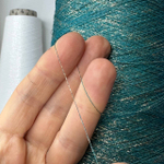 LUNAR - Lanificio dell Olivo S.p.A.; 70% вискоза, 15% люрекс, 15% п/а; 3500м/100гр; col.359, цвет: петроль, золотой люрекс; S718