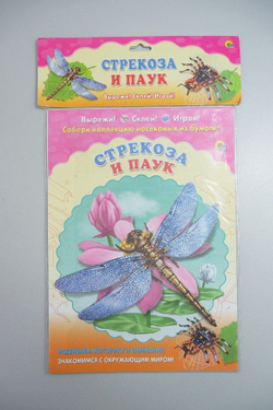 Набор развивающий "Стрекоза и паук" 6+, новый