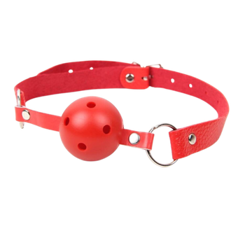 Кляп с отверстиями для дыхания SM Gag (красный)