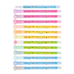 Набор шариковых ручек Alingar, "Лапки", 12 цветов, 0.7 мм, на масляной основе, цветной пластик. корпус, ПВХ чехол, европодвес