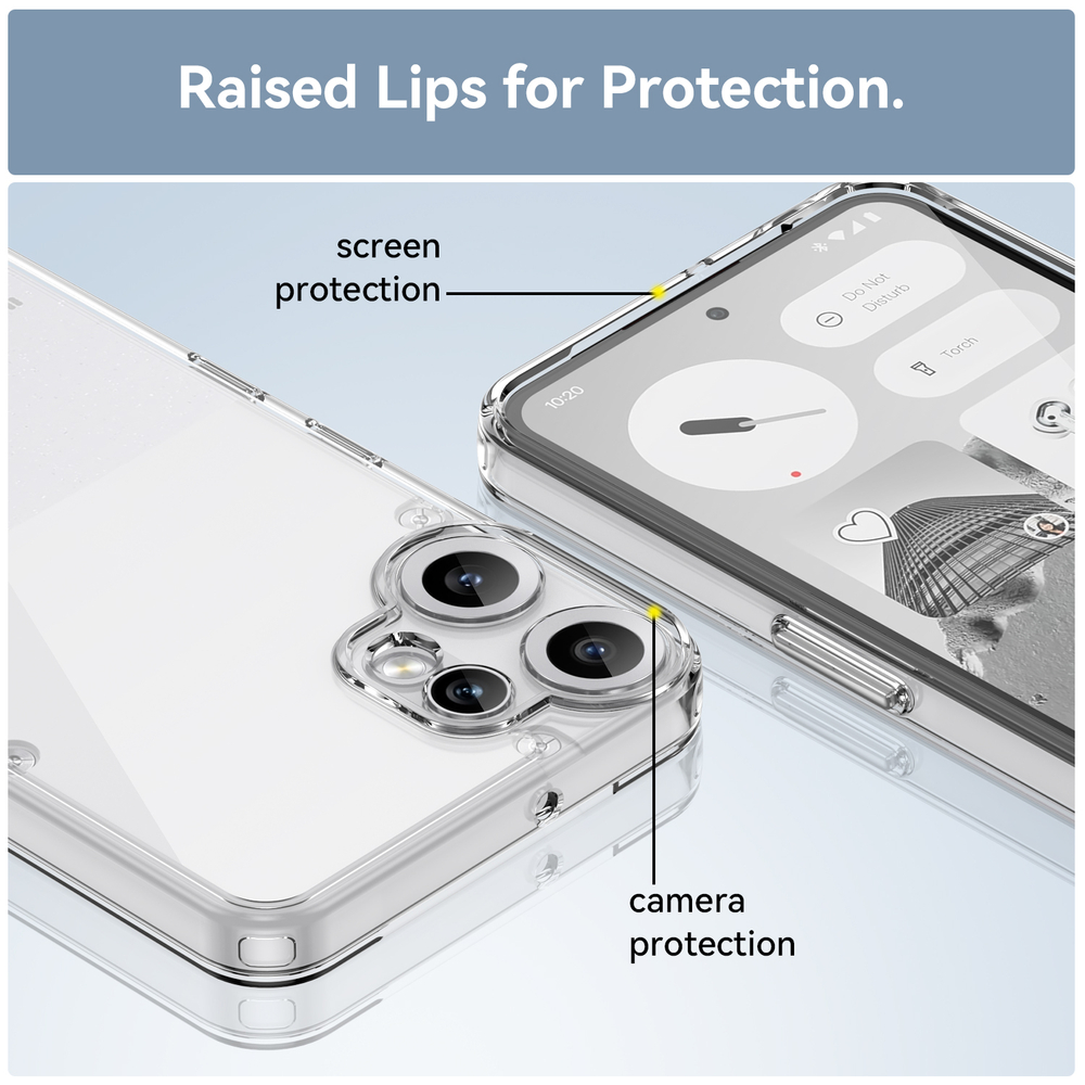 Усиленный чехол с мягкими рамками для Nothing CMF Phone 2 Pro, увеличенные защитные свойства