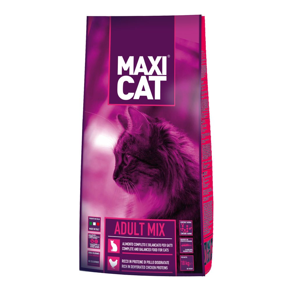 Сухой корм Maxi Cat Adult Mix для взрослых кошек 18 кг