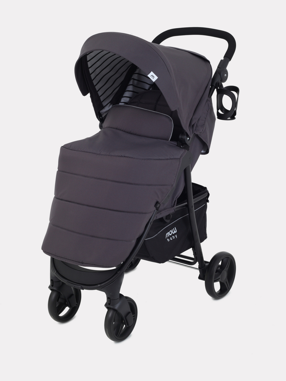 Коляска детская MOWBaby "CROSS" RA080 Carbon