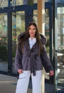 Шуба 99038 Фабрика Моды