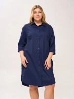 Платье-рубашка с карманами