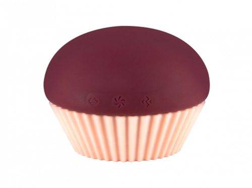 Вакуум-волновой вибратор Lola Games Cupcake, 10+10 режимов, IPX7