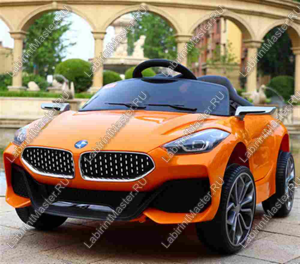 Детский электромобиль "BMW Z4" оранжевый