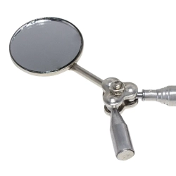 Зеркало смотровое телескопическое с магнитом (магнит-0.45кг, ? магнита-6мм,? зеркала-31мм,L общая170-515мм), в блистере запчасти##Forsage F-617M