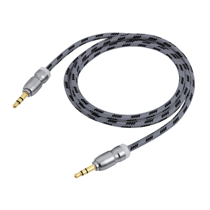 AUX cable 1m армированный Gray Yida