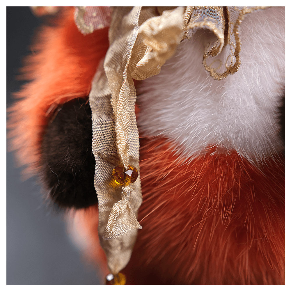 Мягкая игрушка из меха «Лисичка Ася»