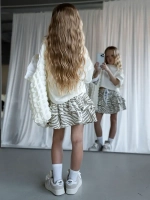 Летний костюм детский с юбкой-шорты