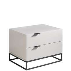 Прикроватная тумбочка Angel Cerda Estetico 7004, жемчужно-серая