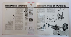 Винтажная виниловая пластинка Louis Armstrong Disney Songs The Satchmo Way (Japan 1986)