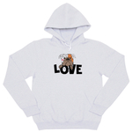 Толстовка "Английский бульдог - LOVE"