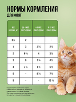 Влажный корм для котят и беременных кошек беззерновой с ягненком и овощами в соусе BOWL WOW 0,085 г. 12 упаковок