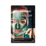 Маска-пленка для лица Purederm Galaxy Green Peel-Off Mask Nephrite, Tea Tree, Herb Complex 5 Зеленая Очищающая с нефритом, чайным деревом, комплексом 5 трав 10 г