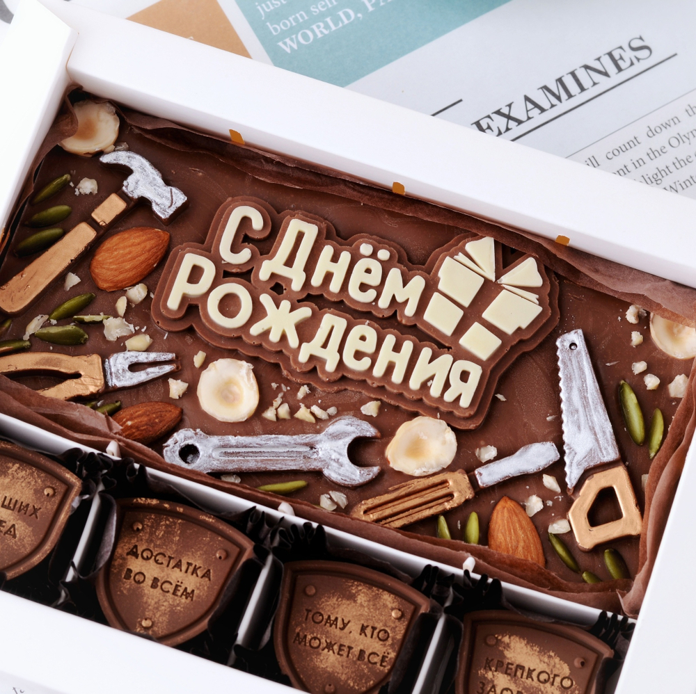Набор шоколада "С днем рождения"