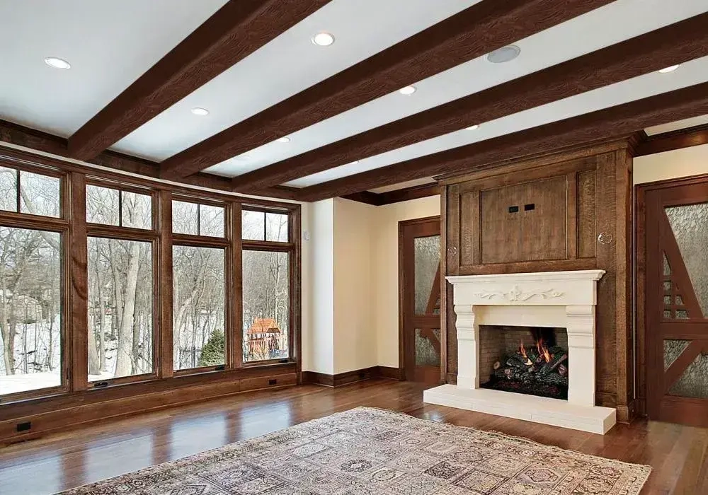 Балка потолочная из полиуретана Декоративная фальш балка 60ммх120ммх2000мм