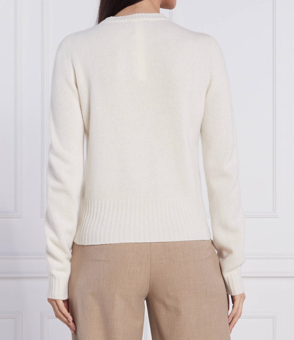 Хлопковый свитер Liu Jo - кремовый(CF2344 MA31N)