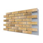 Негорючая термопанель ППС PRO Керамин Орегон 3 Темно-бежевый 3 0,612 м², 1020x600 мм