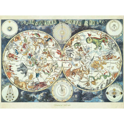 Ravensburger - Карта-пазл с фантастическими животными 1500 деталей. 160037