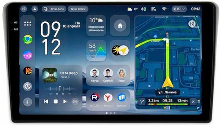 Магнитола для Toyota Avensis T250 2003-2009 (рамка черная) - Teyes CC4-PRO монитор 9.5" 2K QLED на Android 13, Snapdragon 778G, AI, CarPlay, DSP, 4G SIM-слот