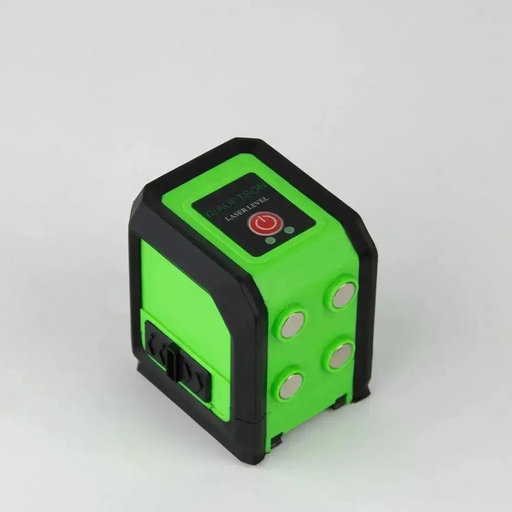 Лазерный уровень , 2 луча,С магнитом на обратной стороне+Батарея*2