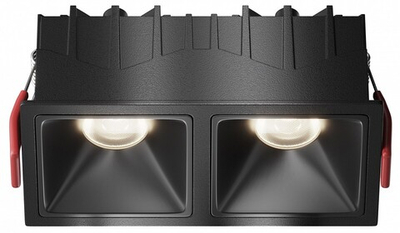 Встраиваемый светильник Maytoni Alfa LED DL043-02-10W4K-SQ-B-1