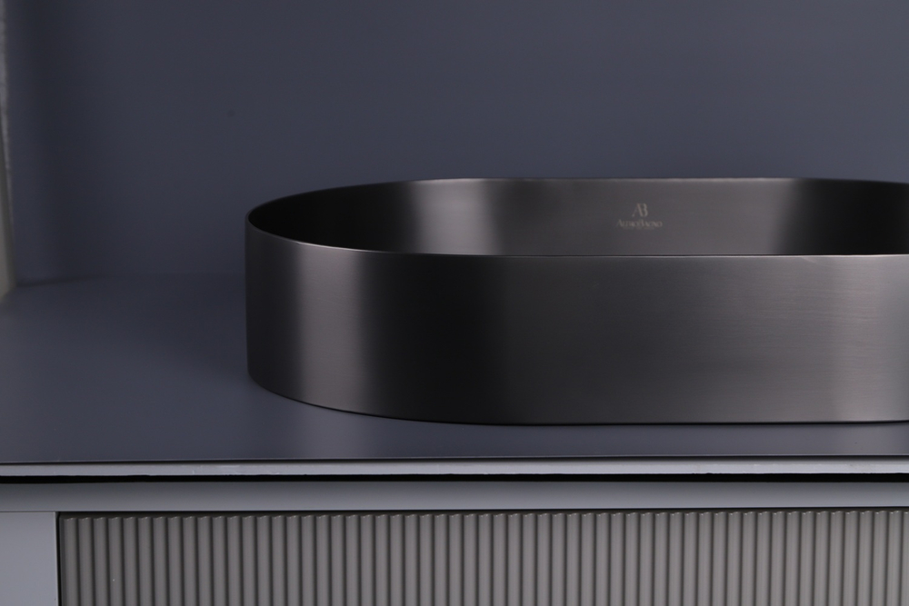 Раковина AltroBagno Eterno 001026 MtGr из нержавеющей стали