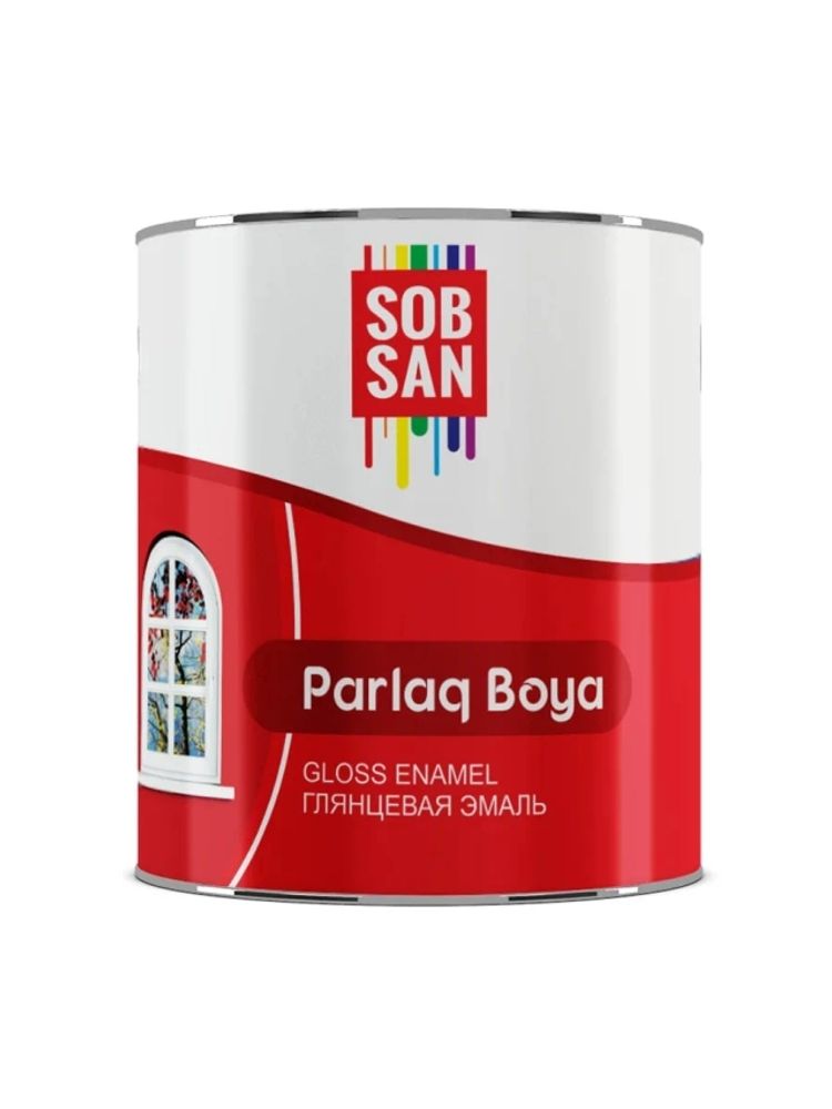 ЭМАЛЬ SOBSAN PARLAQ BOYA БЕЛЫЙ 0,75КГ