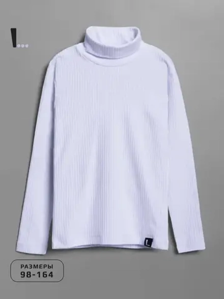 Белая водолазка для девочек в школу