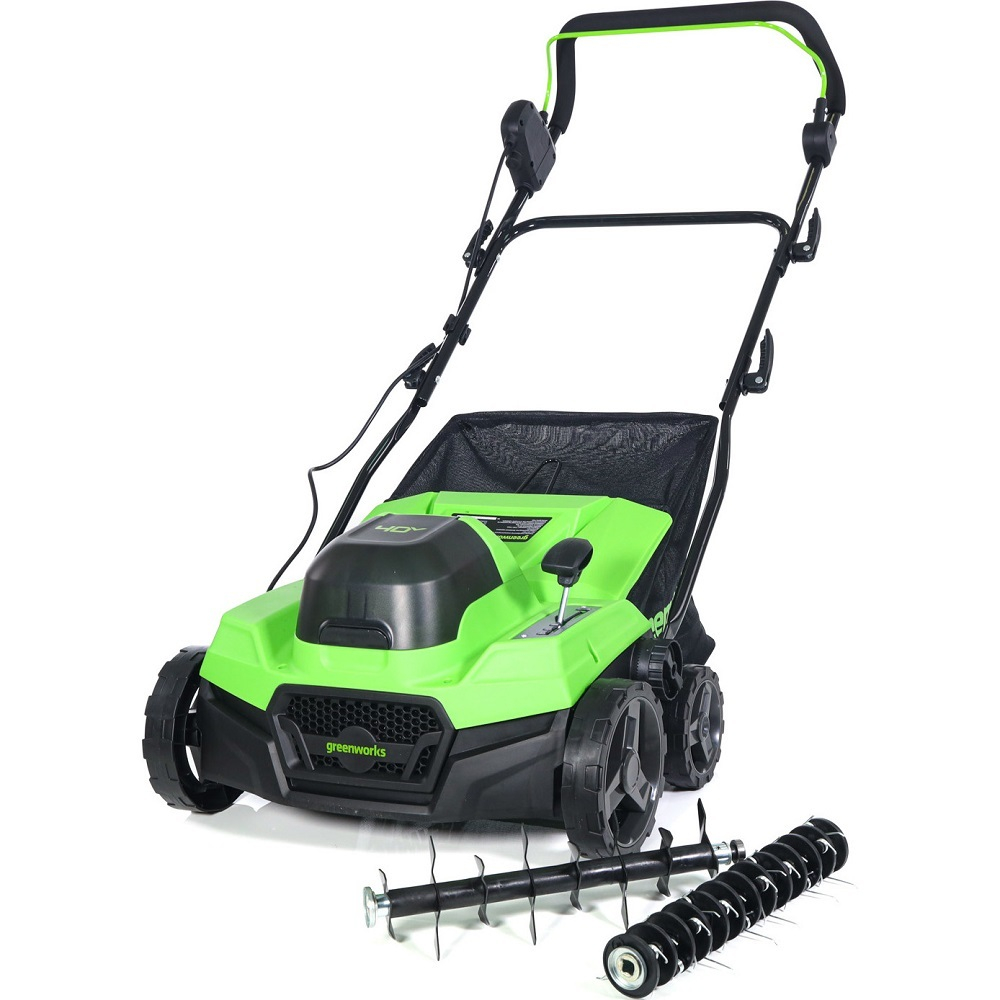 Аэратор-скарификатор GREENWORKS GD40SC38II аккумуляторный без АКБ и ЗУ 2517607