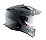 Шлем AXOR X-CROSS DUAL VISOR SC, с визором, цвет светло-серый (XL)