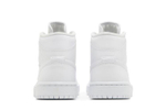 Кроссовки Jordan Air Jordan 1 Mid Triple White (Женская размерная сетка)