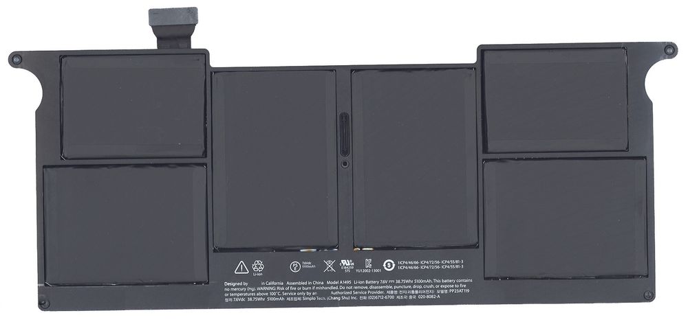 Аккумулятор (A1495) для ноутбука Apple  MacBook Air 11 A1465, 2013-2015