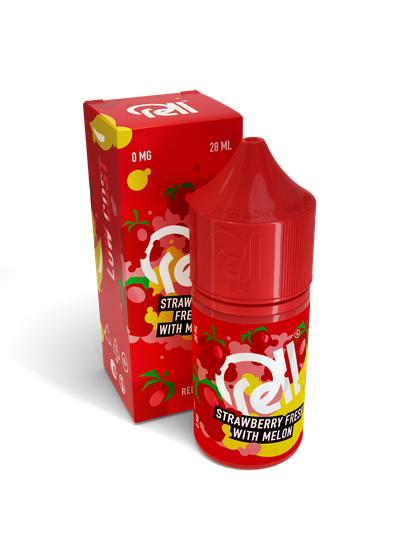Жидкость (М) Rell Low Cost (28 мл, 0 мг) Strawberry Fresh With Melon