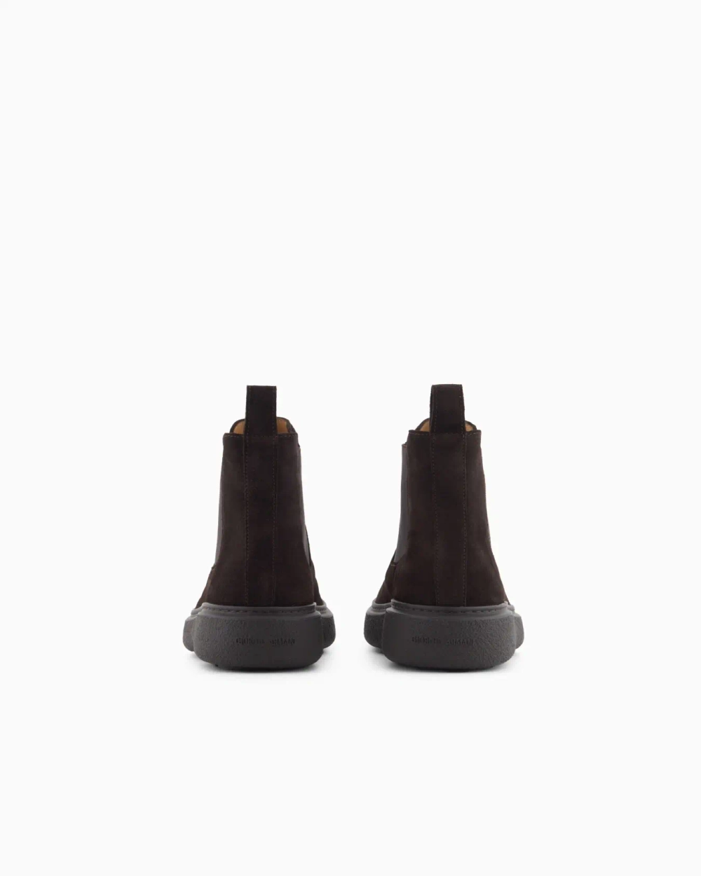 Suede Ankle Boots – мужские замшевые ботильоны на низком ходу от GIORGIO ARMANI