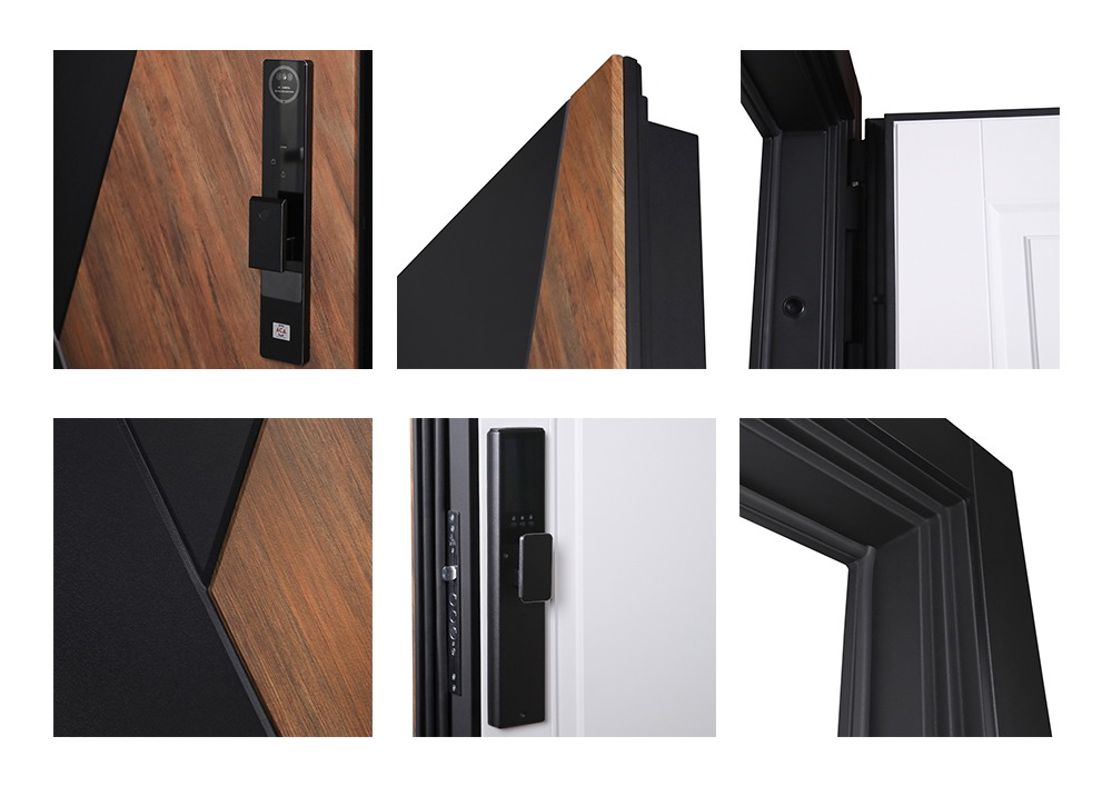 Стальная дверь "Plata" (биометрический замок Y12)