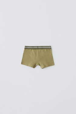 ZARA НАБОР ИЗ 3 ПАР 6 ТРУСОВ-БОКСЕРОВ С НАДПИСЬЮ, РАЗНОЦВЕТНЫЙ