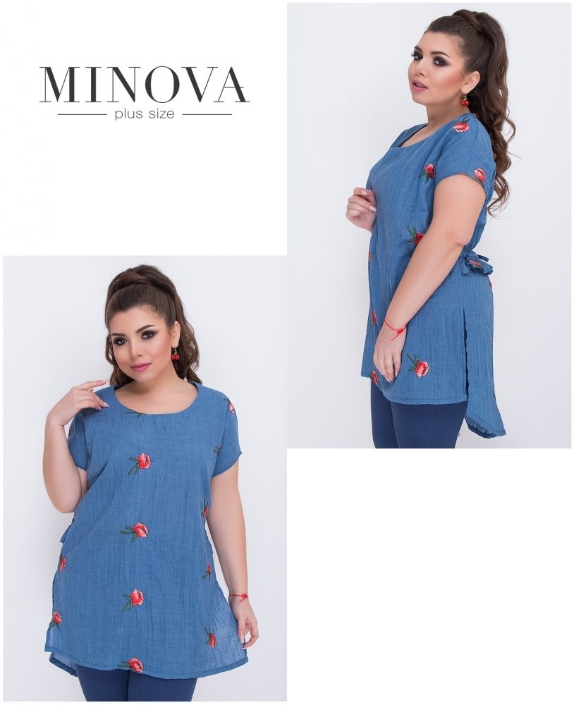 Туника 293-синий Minova