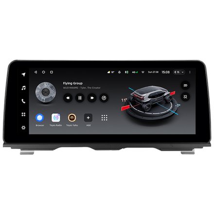 Магнитола BMW 5-серия F10 2010-2012 CIC - Teyes LUX ONE монитор 12.3" на Android 10, 6/128ГБ, CarPlay, 4G SIM-слот